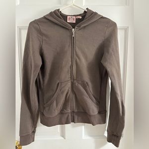 Juicy Couture ‘00 grey zip up hoodie